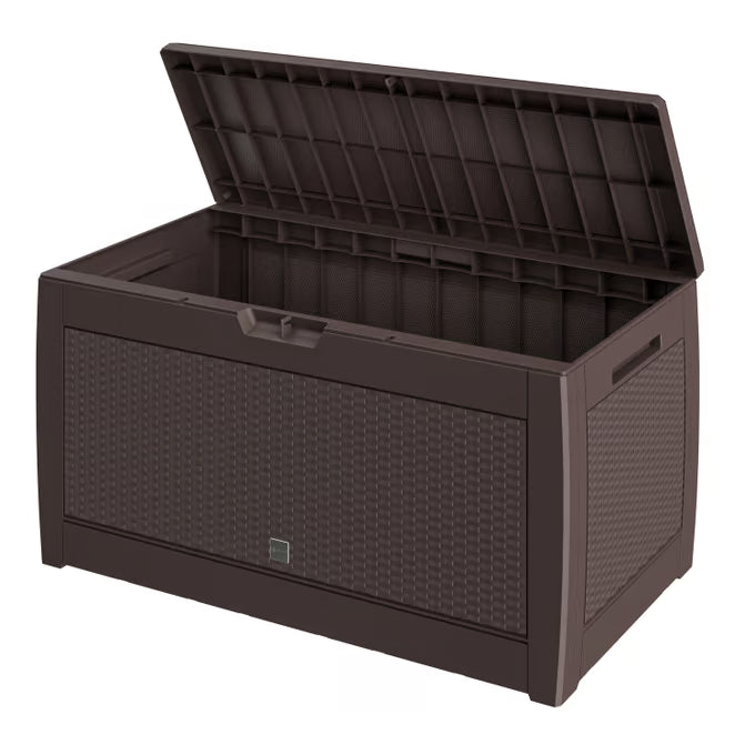 Coffre de rangement 310L avec roues 119x48x60cm anthracite
