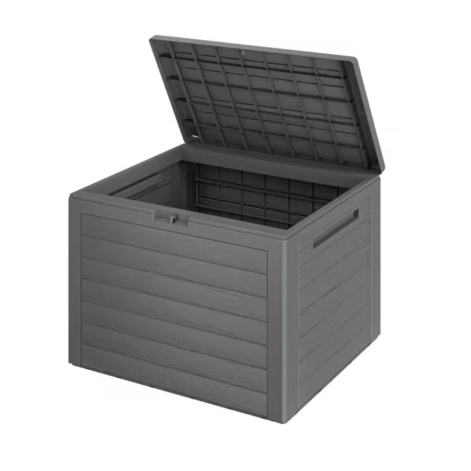 Coffre de jardin Lille gris 78x43,8x55cm rangement