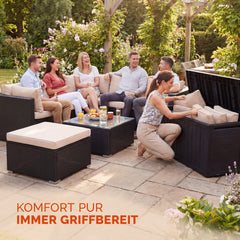 Coffre de jardin Keter anthracite 270L rangement